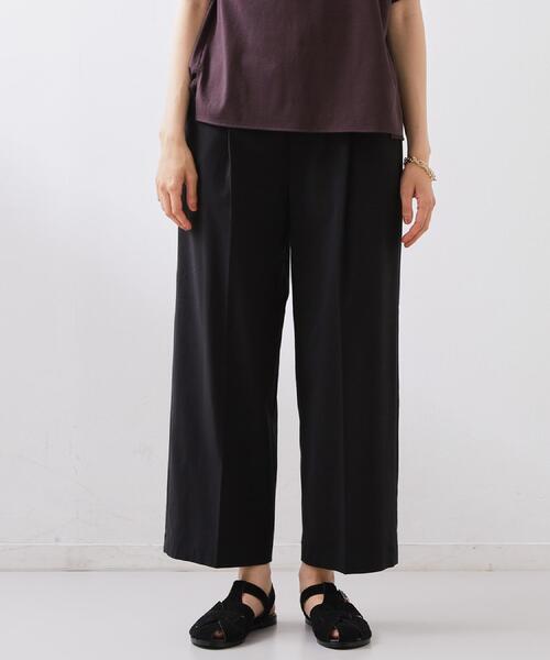 THE SHOP TK （ザ ショップ ティーケー ）の「【XS-XL/着丈選べる/ひんやり】ハイパーストレッチ ワイドパンツ（その他パンツ・レディース・チャコールグレー/ナチュラル/ブラック/ネイビー・01/02/03/10/11/12/13/14）」の19枚目の写真