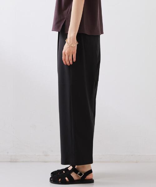 THE SHOP TK （ザ ショップ ティーケー ）の「【XS-XL/着丈選べる/ひんやり】ハイパーストレッチ ワイドパンツ（その他パンツ・レディース・チャコールグレー/ナチュラル/ブラック/ネイビー・01/02/03/10/11/12/13/14）」の20枚目の写真