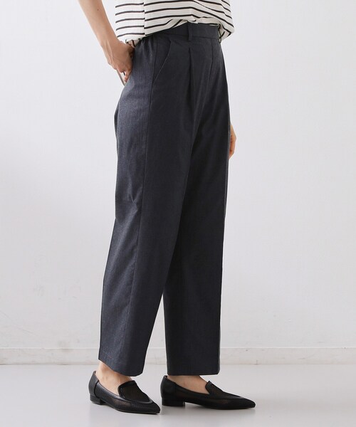 THE SHOP TK (ザ ショップ ティーケー )の「【XS-XL/着丈選べる/ひんやり】暑い夏も心地よく ストレッチワイドパンツ(その他パンツ・レディース・チャコールグレー/ナチュラル/ブラック/ネイビー・01/02/03/10/11/12/13/14)」の5枚目の写真