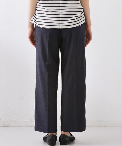 THE SHOP TK (ザ ショップ ティーケー )の「【XS-XL/着丈選べる/ひんやり】暑い夏も心地よく ストレッチワイドパンツ(その他パンツ・レディース・チャコールグレー/ナチュラル/ブラック/ネイビー・01/02/03/10/11/12/13/14)」の8枚目の写真