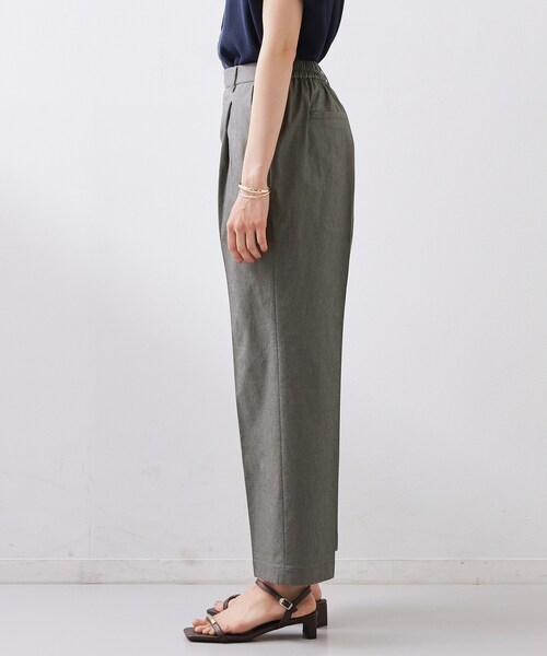 THE SHOP TK (ザ ショップ ティーケー )の「【XS-XL/着丈選べる/ひんやり】暑い夏も心地よく ストレッチワイドパンツ(その他パンツ・レディース・チャコールグレー/ナチュラル/ブラック/ネイビー・01/02/03/10/11/12/13/14)」の16枚目の写真
