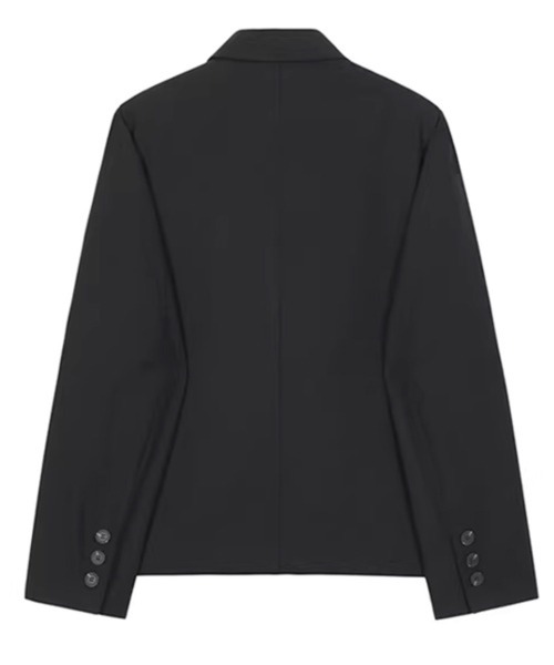NOWLE(ノウル)の「【NOWLE】モダンシルエット ショート シングル テーラードジャケット(テーラードジャケット・メンズ・ブラック・LARGE/X-LARGE/MEDIUM)」の14枚目の写真