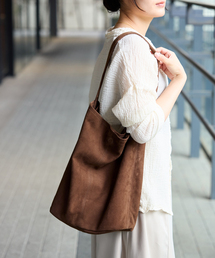 IENA | Morphee/モルフェ CYLINDER(M size)OIL SUEDE BROWN バッグ(ショルダーバッグ)