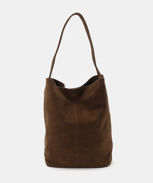 IENA(イエナ)の「Morphee/モルフェ CYLINDER(M size)OIL SUEDE BROWN バッグ(ショルダーバッグ・レディース・ブラウン・FREE)」の4枚目の写真