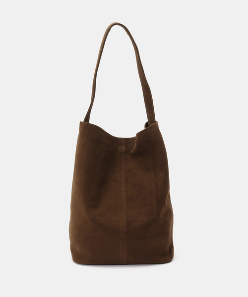 IENA(イエナ)の「Morphee/モルフェ CYLINDER(M size)OIL SUEDE BROWN バッグ(ショルダーバッグ・レディース・ブラウン・FREE)」の6枚目の写真