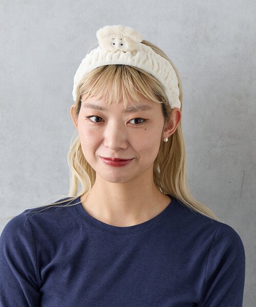 BIRTHDAY BAR(バースデイバー)の「YUM YUM FRIENDS ヘアターバン(ヘアバンド・レディース・ホワイト/ホワイト系その他2/ホワイト系その他・0)」の1枚目の写真