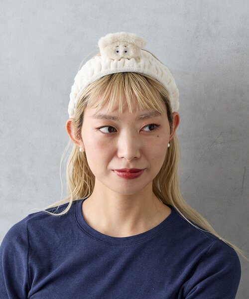 BIRTHDAY BAR(バースデイバー)の「YUM YUM FRIENDS ヘアターバン(ヘアバンド・レディース・ホワイト/ホワイト系その他2/ホワイト系その他・0)」の4枚目の写真