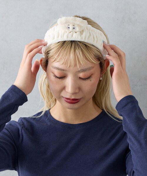 BIRTHDAY BAR(バースデイバー)の「YUM YUM FRIENDS ヘアターバン(ヘアバンド・レディース・ホワイト/ホワイト系その他2/ホワイト系その他・0)」の6枚目の写真
