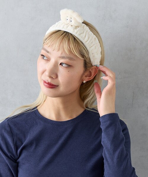 BIRTHDAY BAR(バースデイバー)の「YUM YUM FRIENDS ヘアターバン(ヘアバンド・レディース・ホワイト/ホワイト系その他2/ホワイト系その他・0)」の7枚目の写真