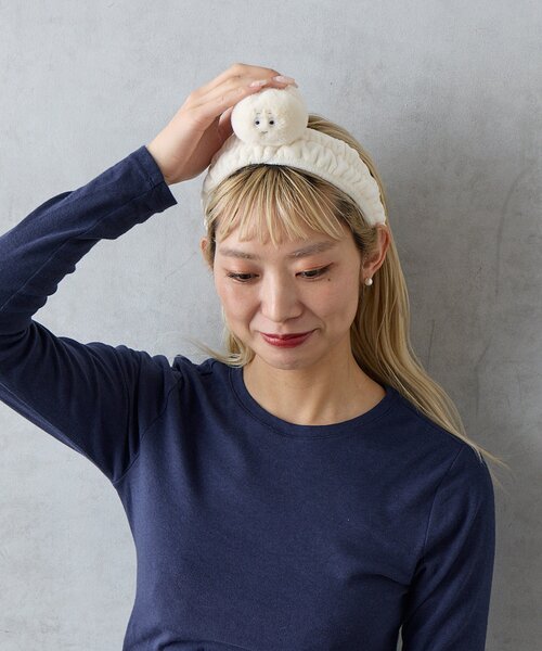 BIRTHDAY BAR(バースデイバー)の「YUM YUM FRIENDS ヘアターバン(ヘアバンド・レディース・ホワイト/ホワイト系その他2/ホワイト系その他・0)」の18枚目の写真