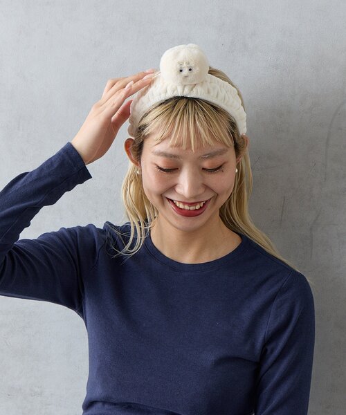 BIRTHDAY BAR(バースデイバー)の「YUM YUM FRIENDS ヘアターバン(ヘアバンド・レディース・ホワイト/ホワイト系その他2/ホワイト系その他・0)」の19枚目の写真