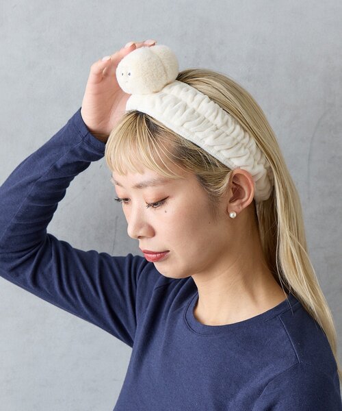 BIRTHDAY BAR(バースデイバー)の「YUM YUM FRIENDS ヘアターバン(ヘアバンド・レディース・ホワイト/ホワイト系その他2/ホワイト系その他・0)」の21枚目の写真