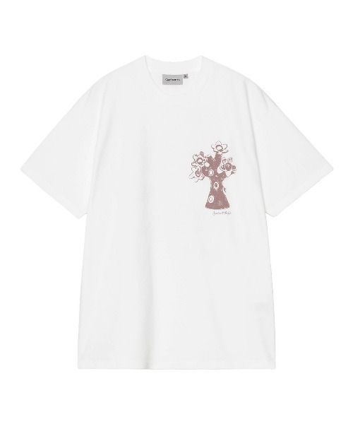 Carhartt WIP（カーハートダブリューアイピー）の「Carhartt WIP S/S FORMA T-SHIRT（カーハートワークインプログレス ショートスリーブ フォーマ Tシャツ）（Tシャツ/カットソー・メンズ・ホワイト/ブラック/グリーン系・SMALL/X-LARGE/LARGE/MEDIUM）」の5枚目の写真