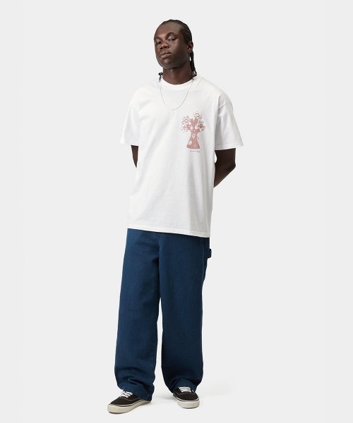 Carhartt WIP（カーハートダブリューアイピー）の「Carhartt WIP S/S FORMA T-SHIRT（カーハートワークインプログレス ショートスリーブ フォーマ Tシャツ）（Tシャツ/カットソー・メンズ・ホワイト/ブラック/グリーン系・SMALL/X-LARGE/LARGE/MEDIUM）」の7枚目の写真