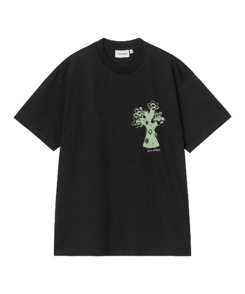 Carhartt WIP（カーハートダブリューアイピー）の「Carhartt WIP S/S FORMA T-SHIRT（カーハートワークインプログレス ショートスリーブ フォーマ Tシャツ）（Tシャツ/カットソー・メンズ・ホワイト/ブラック/グリーン系・SMALL/X-LARGE/LARGE/MEDIUM）」の9枚目の写真