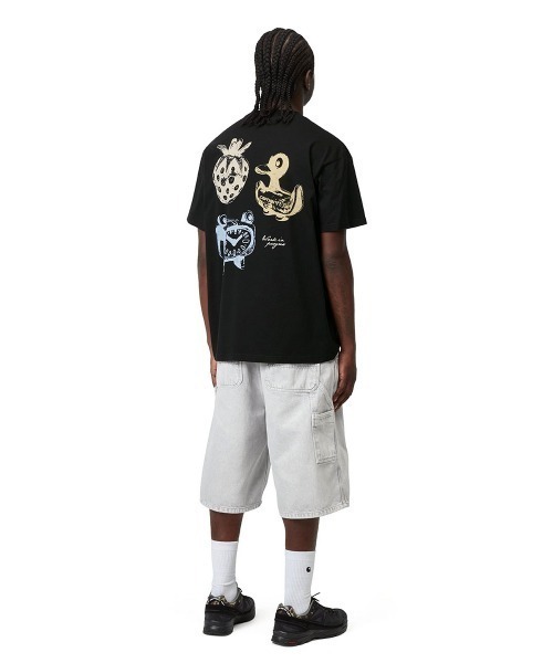 Carhartt WIP（カーハートダブリューアイピー）の「Carhartt WIP S/S FORMA T-SHIRT（カーハートワークインプログレス ショートスリーブ フォーマ Tシャツ）（Tシャツ/カットソー・メンズ・ホワイト/ブラック/グリーン系・SMALL/X-LARGE/LARGE/MEDIUM）」の11枚目の写真