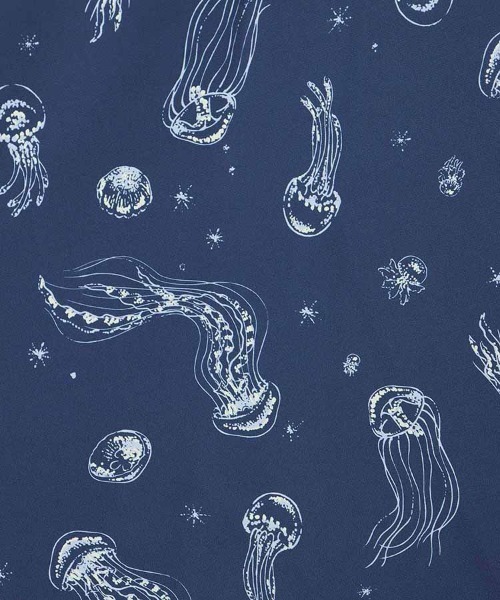 Bleu Bleuet(ブルーブルーエ)の「海の生き物総柄スカート(スカート・レディース・ネイビー/ブルー・M)」の20枚目の写真