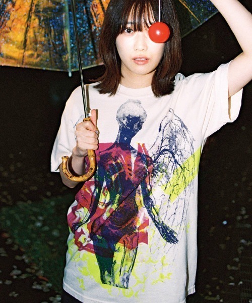 EFFECTEN(エフェクテン)の「mt10574-POISON t-shirt Tシャツ(efdig-20)(Tシャツ/カットソー・メンズ・ホワイト/アイボリー/グレー・M/L/XL)」の2枚目の写真
