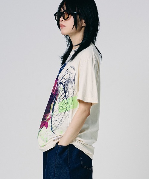 EFFECTEN(エフェクテン)の「mt10574-POISON t-shirt Tシャツ(efdig-20)(Tシャツ/カットソー・メンズ・ホワイト/アイボリー/グレー・M/L/XL)」の13枚目の写真