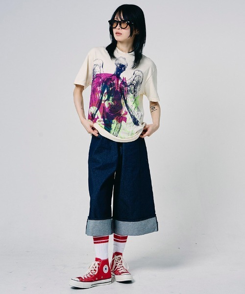 EFFECTEN(エフェクテン)の「mt10574-POISON t-shirt Tシャツ(efdig-20)(Tシャツ/カットソー・メンズ・ホワイト/アイボリー/グレー・M/L/XL)」の11枚目の写真