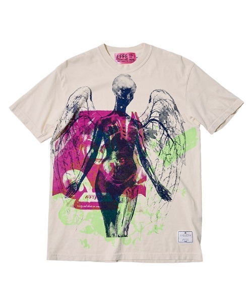 EFFECTEN(エフェクテン)の「mt10574-POISON t-shirt Tシャツ(efdig-20)(Tシャツ/カットソー・メンズ・ホワイト/アイボリー/グレー・M/L/XL)」の7枚目の写真