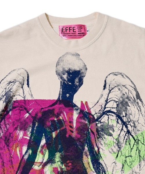 EFFECTEN(エフェクテン)の「mt10574-POISON t-shirt Tシャツ(efdig-20)(Tシャツ/カットソー・メンズ・ホワイト/アイボリー/グレー・M/L/XL)」の6枚目の写真