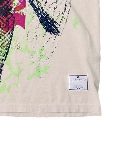 EFFECTEN(エフェクテン)の「mt10574-POISON t-shirt Tシャツ(efdig-20)(Tシャツ/カットソー・メンズ・ホワイト/アイボリー/グレー・M/L/XL)」の4枚目の写真