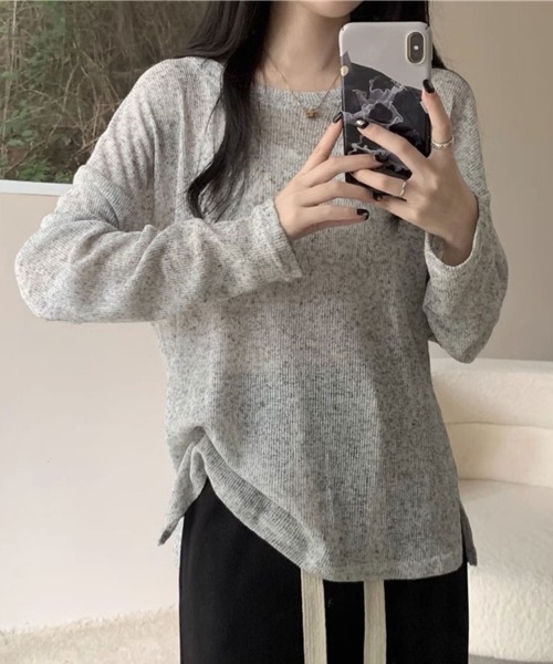 Flugge(フラッジー)の「シアーミックスサマーニット(ニット/セーター・レディース・グリーン/グレー・LARGE/MEDIUM)」の9枚目の写真