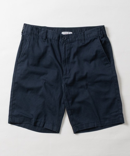 JOHN'S CLOSET（ジョンズクローゼット）の「【3】〔U.S.POLO ASSN.〕ワンポイント刺繍 バックシャーリング チノショーツ（チノパンツ・メンズ・ネイビー/ベージュ/アイボリー・X-LARGE/LARGE/MEDIUM）」の8枚目の写真