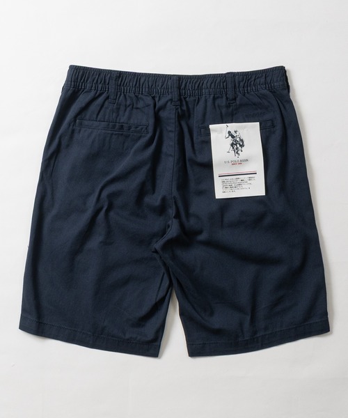 JOHN'S CLOSET（ジョンズクローゼット）の「【3】〔U.S.POLO ASSN.〕ワンポイント刺繍 バックシャーリング チノショーツ（チノパンツ・メンズ・ネイビー/ベージュ/アイボリー・X-LARGE/LARGE/MEDIUM）」の9枚目の写真