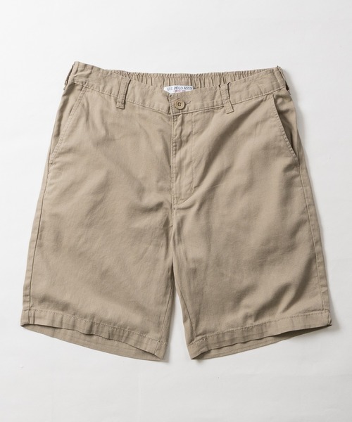 JOHN'S CLOSET（ジョンズクローゼット）の「【3】〔U.S.POLO ASSN.〕ワンポイント刺繍 バックシャーリング チノショーツ（チノパンツ・メンズ・ネイビー/ベージュ/アイボリー・X-LARGE/LARGE/MEDIUM）」の6枚目の写真
