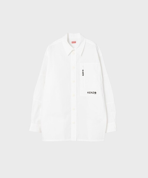 KENZO MINAMI(ケンゾーミナミ)の「FE65CH5059LP BOKE 2.0 TECHNICAL OVERSIZE SH(シャツ/ブラウス・メンズ・ブラック/ホワイト・M)」の1枚目の写真