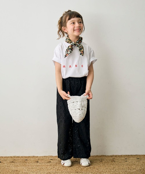 Piet(ピエット)の「【綿100%】レースロングパンツ(その他パンツ・キッズ・ブラック/ブルー/ホワイト・130/120/110/100)」の11枚目の写真