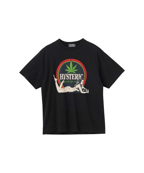 HYSTERIC GLAMOUR(ヒステリックグラマー)の「FRESH QUALITY Tシャツ(Tシャツ/カットソー・メンズ・ピンク/ホワイト/ブラック・SMALL/LARGE/MEDIUM/X-LARGE)」の2枚目の写真