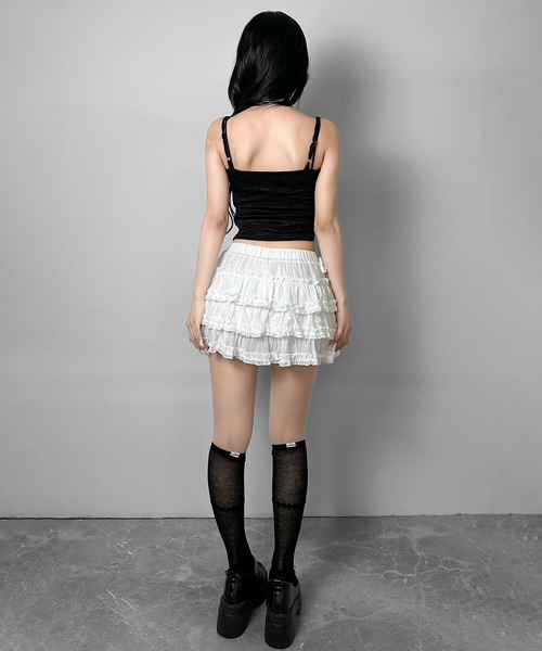 FOLLOWIN(フォロウィン)の「【セットアップ】フラワーレースリボンキャミ&ボレロ(セットアップ・レディース・ホワイト/ブラック・FREE)」の19枚目の写真