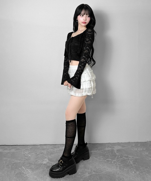 FOLLOWIN(フォロウィン)の「【セットアップ】フラワーレースリボンキャミ&ボレロ(セットアップ・レディース・ホワイト/ブラック・FREE)」の21枚目の写真