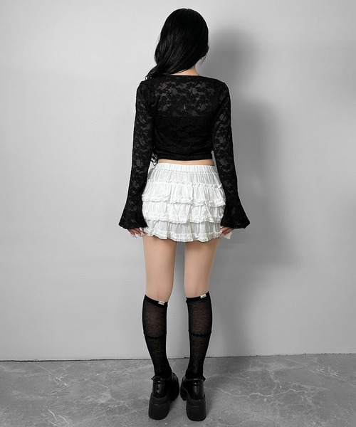 FOLLOWIN(フォロウィン)の「【セットアップ】フラワーレースリボンキャミ&ボレロ(セットアップ・レディース・ホワイト/ブラック・FREE)」の22枚目の写真
