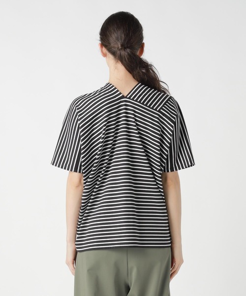 ZUCCa(ズッカ)の「CENTER STRIPE JERSEY / Tシャツ(Tシャツ/カットソー・レディース・ホワイト・M size)」の7枚目の写真