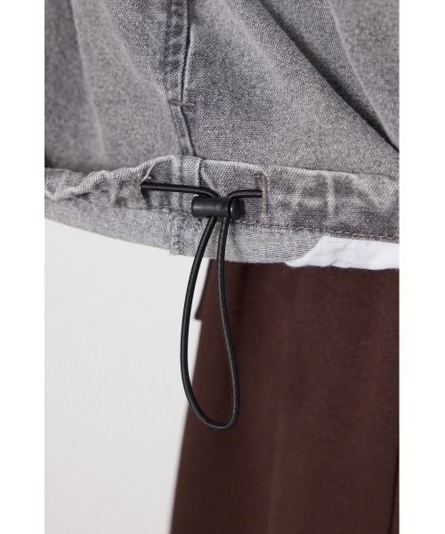 RODEO CROWNS WIDE BOWL(ロデオクラウンズワイドボウル)の「Coolist Denim ZIPシャツ(シャツ/ブラウス・メンズ・ライトブルー/ネイビー/グレー・MEDIUM/LARGE)」の6枚目の写真