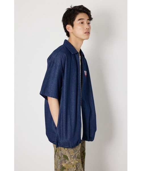 RODEO CROWNS WIDE BOWL(ロデオクラウンズワイドボウル)の「Coolist Denim ZIPシャツ(シャツ/ブラウス・メンズ・ライトブルー/ネイビー/グレー・MEDIUM/LARGE)」の16枚目の写真