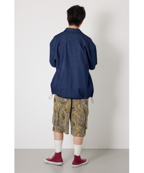 RODEO CROWNS WIDE BOWL(ロデオクラウンズワイドボウル)の「Coolist Denim ZIPシャツ(シャツ/ブラウス・メンズ・ライトブルー/ネイビー/グレー・MEDIUM/LARGE)」の18枚目の写真