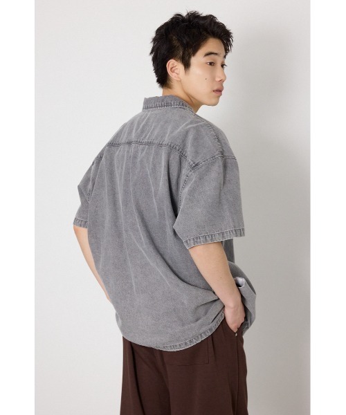 RODEO CROWNS WIDE BOWL(ロデオクラウンズワイドボウル)の「Coolist Denim ZIPシャツ(シャツ/ブラウス・メンズ・ライトブルー/ネイビー/グレー・MEDIUM/LARGE)」の21枚目の写真