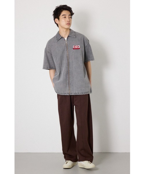 RODEO CROWNS WIDE BOWL(ロデオクラウンズワイドボウル)の「Coolist Denim ZIPシャツ(シャツ/ブラウス・メンズ・ライトブルー/ネイビー/グレー・MEDIUM/LARGE)」の22枚目の写真