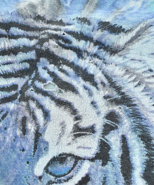 GILDAN(ギルダン)の「【USED】Y2K GILDAN “White tiger” タイダイ アニマル Tシャツ USA製(Tシャツ/カットソー・メンズ・ブルー・X-LARGE)」の9枚目の写真