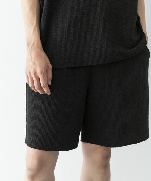 URBAN RESEARCH Sonny Label(アーバンリサーチサニーレーベル)の「カットシアサッカーショートパンツ(その他パンツ・メンズ・ブラック/ネイビー・LARGE/MEDIUM)」の3枚目の写真
