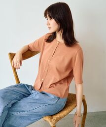 半袖シアーカーディガン