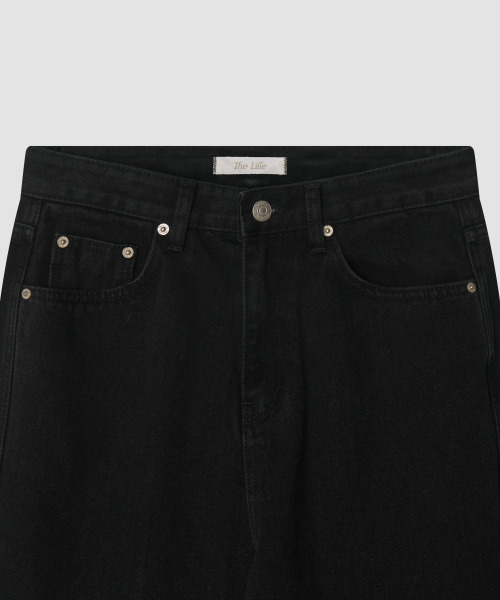 THE LILLE(ザ リル)の「Relaxed Fit Denim_Black(デニムパンツ・レディース・その他・SMALL/MEDIUM/X-SMALL)」の4枚目の写真