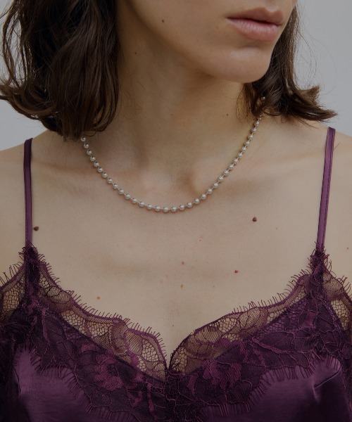 Ameri(アメリ)の「MEDI NICKEL FREE DOUBLE CHAIN PENDANT NECKLACE(ネックレス・レディース・シルバー/ゴールド・FREE)」の11枚目の写真