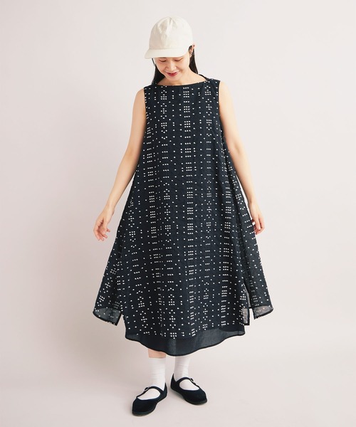 yuni（ユニ　）の「△Cotton/Nylon sheer memory dot 刺繍 layer one-piece ”　dot dot dot　”（ワンピース・レディース・その他・FREE）」の7枚目の写真