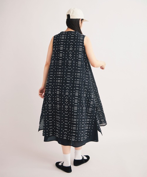 yuni（ユニ　）の「△Cotton/Nylon sheer memory dot 刺繍 layer one-piece ”　dot dot dot　”（ワンピース・レディース・その他・FREE）」の8枚目の写真